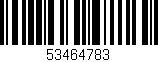 Código de barras (EAN, GTIN, SKU, ISBN): '53464783'
