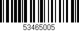 Código de barras (EAN, GTIN, SKU, ISBN): '53465005'