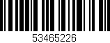 Código de barras (EAN, GTIN, SKU, ISBN): '53465226'