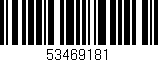 Código de barras (EAN, GTIN, SKU, ISBN): '53469181'