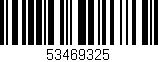 Código de barras (EAN, GTIN, SKU, ISBN): '53469325'