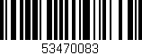 Código de barras (EAN, GTIN, SKU, ISBN): '53470083'