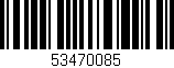 Código de barras (EAN, GTIN, SKU, ISBN): '53470085'