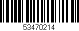 Código de barras (EAN, GTIN, SKU, ISBN): '53470214'