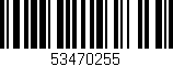 Código de barras (EAN, GTIN, SKU, ISBN): '53470255'