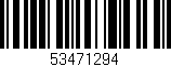 Código de barras (EAN, GTIN, SKU, ISBN): '53471294'