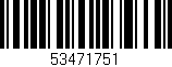 Código de barras (EAN, GTIN, SKU, ISBN): '53471751'