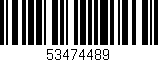 Código de barras (EAN, GTIN, SKU, ISBN): '53474489'