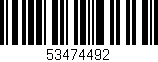 Código de barras (EAN, GTIN, SKU, ISBN): '53474492'