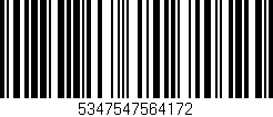 Código de barras (EAN, GTIN, SKU, ISBN): '5347547564172'