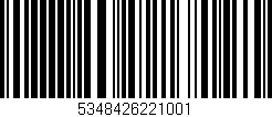 Código de barras (EAN, GTIN, SKU, ISBN): '5348426221001'