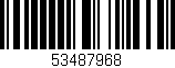 Código de barras (EAN, GTIN, SKU, ISBN): '53487968'
