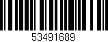 Código de barras (EAN, GTIN, SKU, ISBN): '53491689'