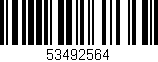 Código de barras (EAN, GTIN, SKU, ISBN): '53492564'