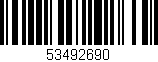 Código de barras (EAN, GTIN, SKU, ISBN): '53492690'