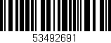 Código de barras (EAN, GTIN, SKU, ISBN): '53492691'