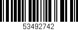 Código de barras (EAN, GTIN, SKU, ISBN): '53492742'