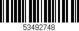 Código de barras (EAN, GTIN, SKU, ISBN): '53492748'
