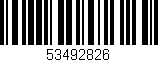 Código de barras (EAN, GTIN, SKU, ISBN): '53492826'