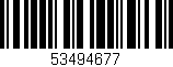 Código de barras (EAN, GTIN, SKU, ISBN): '53494677'