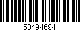Código de barras (EAN, GTIN, SKU, ISBN): '53494694'