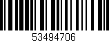 Código de barras (EAN, GTIN, SKU, ISBN): '53494706'