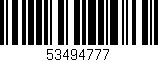 Código de barras (EAN, GTIN, SKU, ISBN): '53494777'