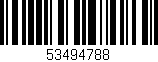 Código de barras (EAN, GTIN, SKU, ISBN): '53494788'