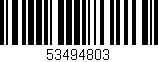 Código de barras (EAN, GTIN, SKU, ISBN): '53494803'