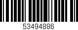 Código de barras (EAN, GTIN, SKU, ISBN): '53494886'