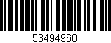 Código de barras (EAN, GTIN, SKU, ISBN): '53494960'