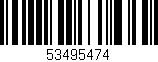 Código de barras (EAN, GTIN, SKU, ISBN): '53495474'