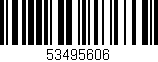 Código de barras (EAN, GTIN, SKU, ISBN): '53495606'