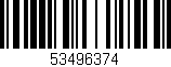 Código de barras (EAN, GTIN, SKU, ISBN): '53496374'