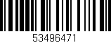 Código de barras (EAN, GTIN, SKU, ISBN): '53496471'