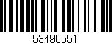 Código de barras (EAN, GTIN, SKU, ISBN): '53496551'