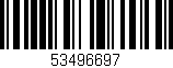 Código de barras (EAN, GTIN, SKU, ISBN): '53496697'