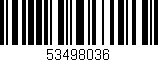 Código de barras (EAN, GTIN, SKU, ISBN): '53498036'