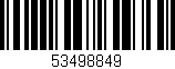 Código de barras (EAN, GTIN, SKU, ISBN): '53498849'
