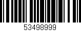 Código de barras (EAN, GTIN, SKU, ISBN): '53498999'