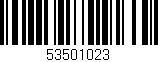 Código de barras (EAN, GTIN, SKU, ISBN): '53501023'