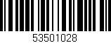 Código de barras (EAN, GTIN, SKU, ISBN): '53501028'