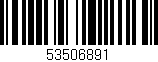Código de barras (EAN, GTIN, SKU, ISBN): '53506891'