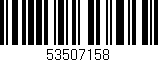 Código de barras (EAN, GTIN, SKU, ISBN): '53507158'