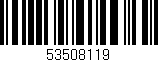 Código de barras (EAN, GTIN, SKU, ISBN): '53508119'