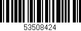 Código de barras (EAN, GTIN, SKU, ISBN): '53508424'