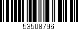 Código de barras (EAN, GTIN, SKU, ISBN): '53508796'
