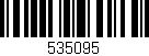 Código de barras (EAN, GTIN, SKU, ISBN): '535095'