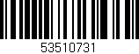 Código de barras (EAN, GTIN, SKU, ISBN): '53510731'