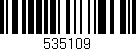 Código de barras (EAN, GTIN, SKU, ISBN): '535109'